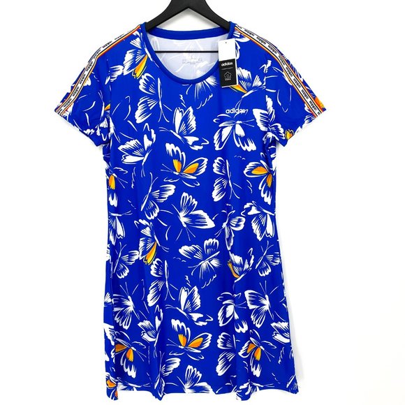 FARM RIO x ADIDAS Butterfly Mini Dress NWT - Picture 13 of 16